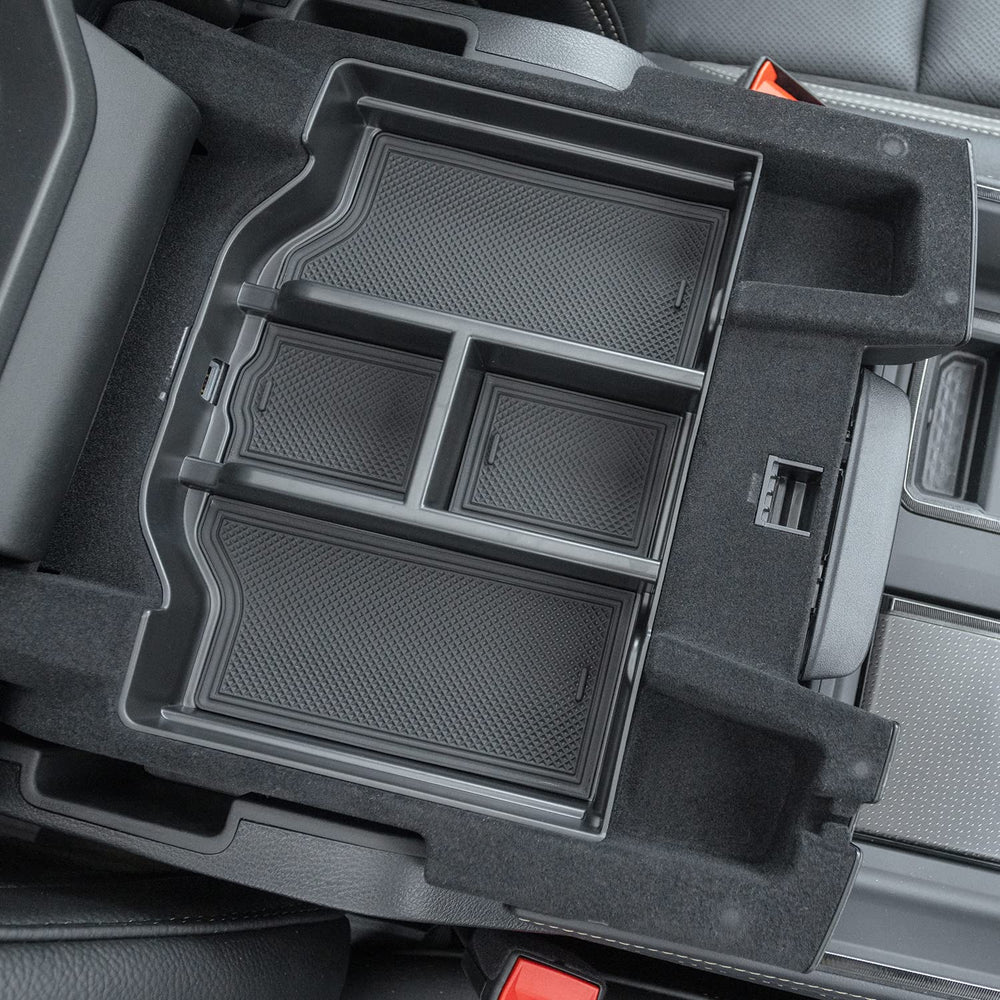 PIMCAR fitment design follows RAM console shape for maximal storage