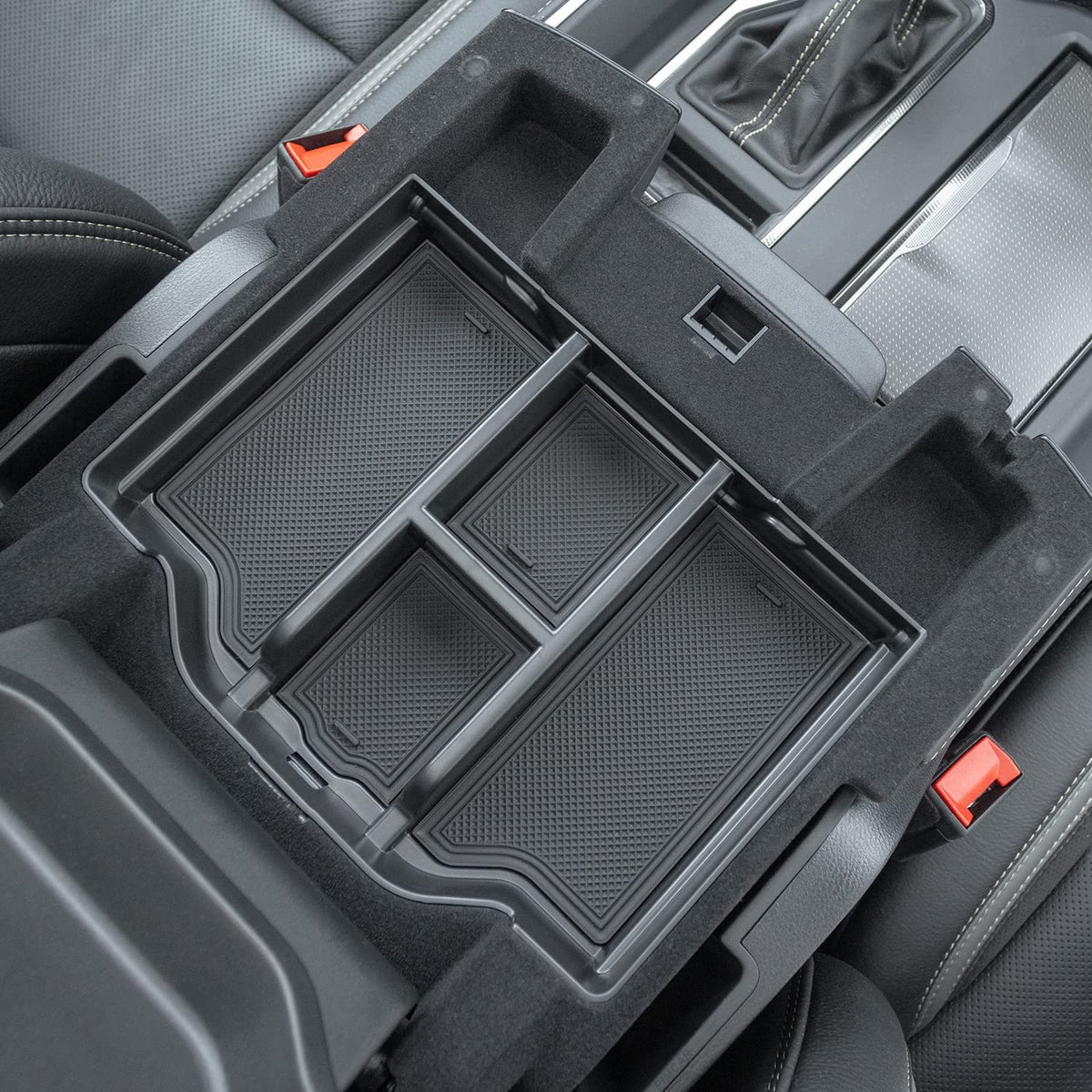 PIMCAR center console organizer for Dodge RAM with full coverage for secure storage
