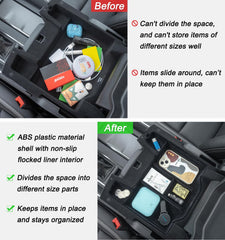 PIMCAR RAM console dividers create organized compartments for quick access