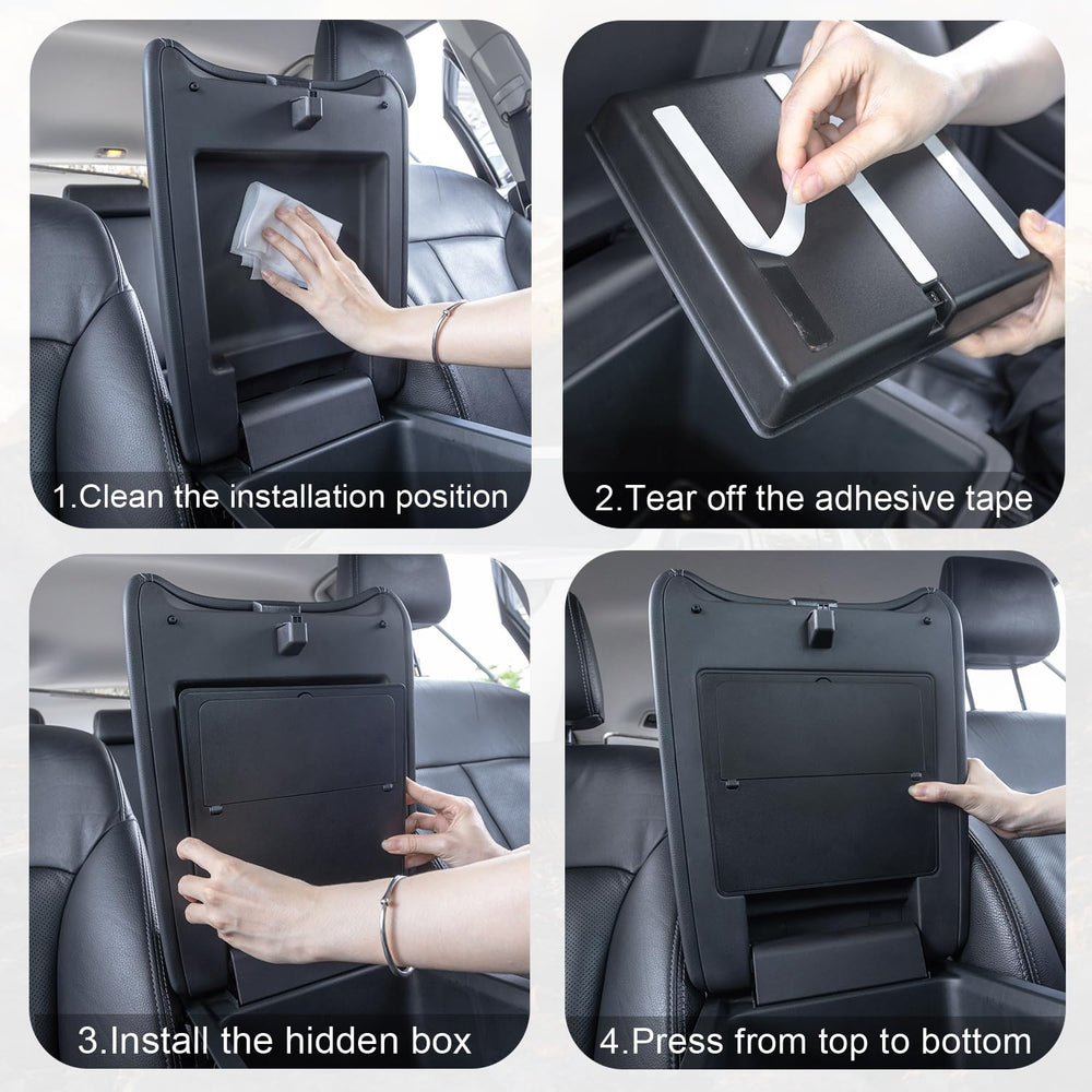 PIMCAR easy-install guide shows quick placement without tools.