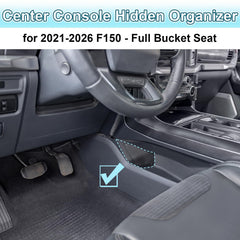 PIMCAR F-150 center-console storage in durable ABS plastic for rough roads