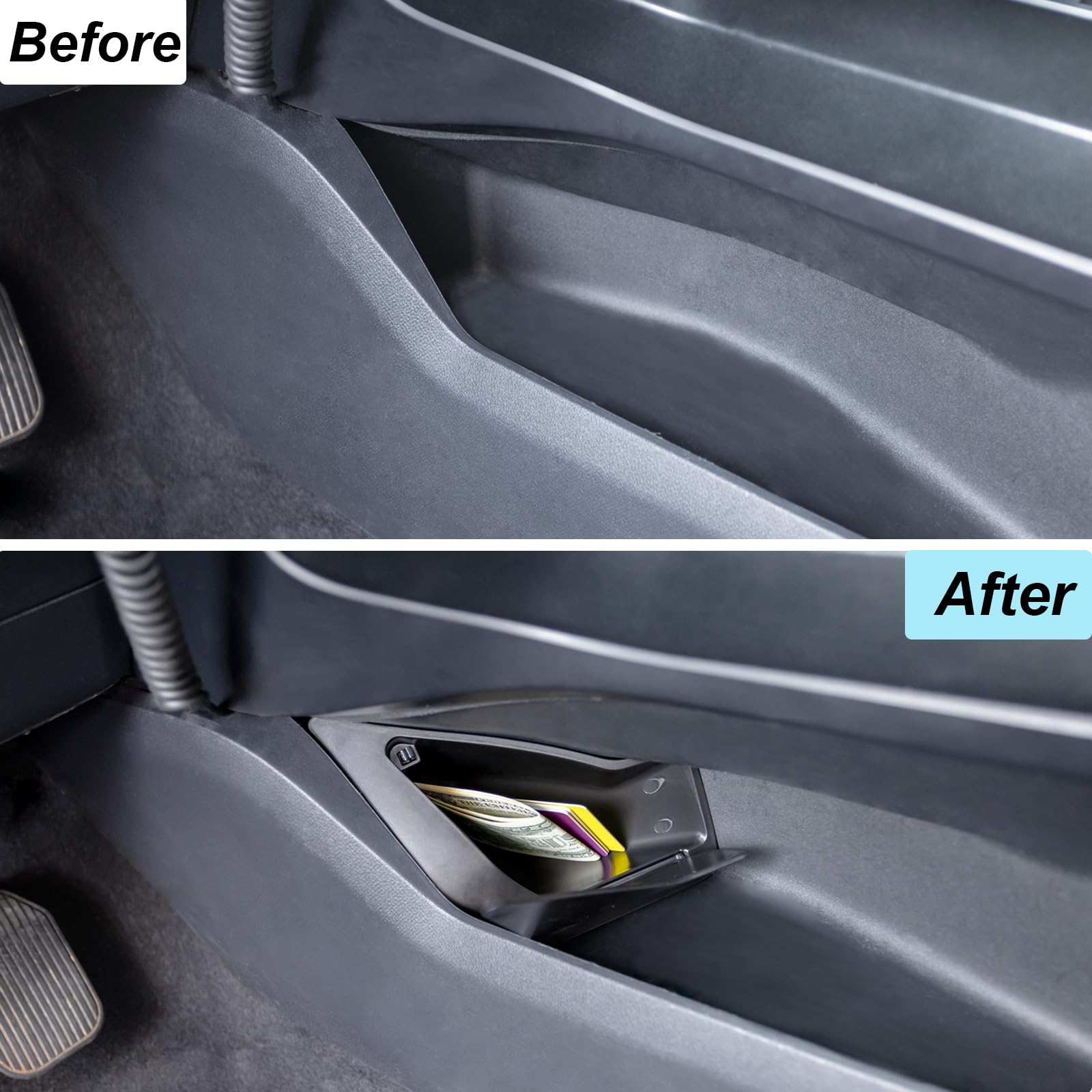 PIMCAR installed in Ford F-150 console reveals extra space