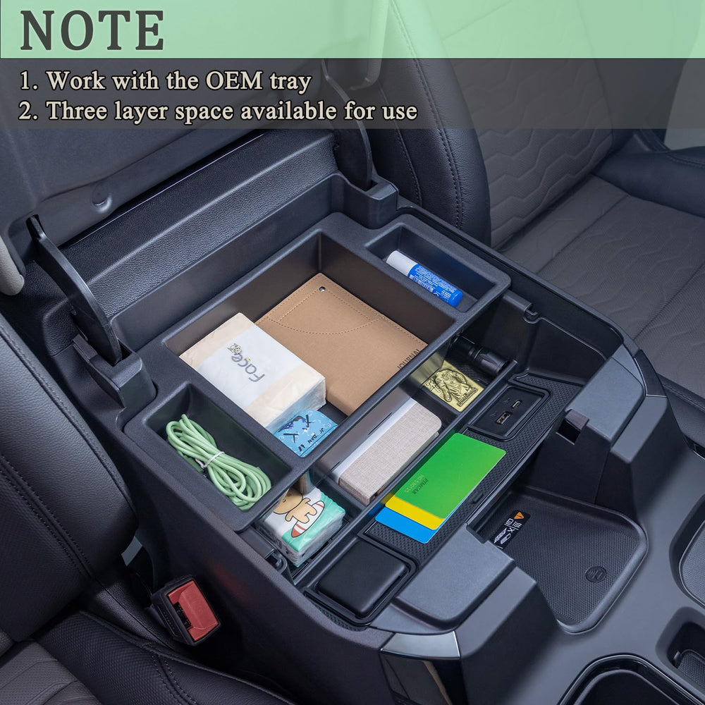 PIMCAR center console organizer supports wireless charging-compatible setups.