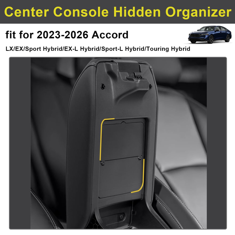 PIMCAR hidden pocket storage for keys and cards; quick access