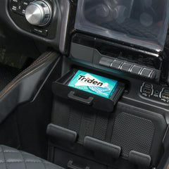 PIMCAR interior drawer insert provides extra hidden space for receipts while driving.