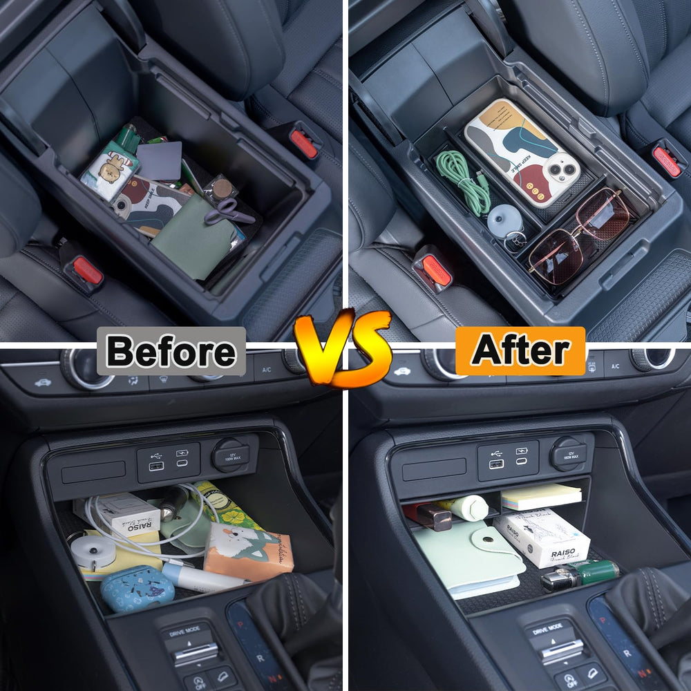 PIMCAR non-slip pads prevent sliding in CR-V storage areas.
