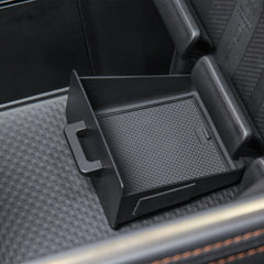 PIMCAR OEM-fit ABS drawer with non-slip pads for RAM interior.