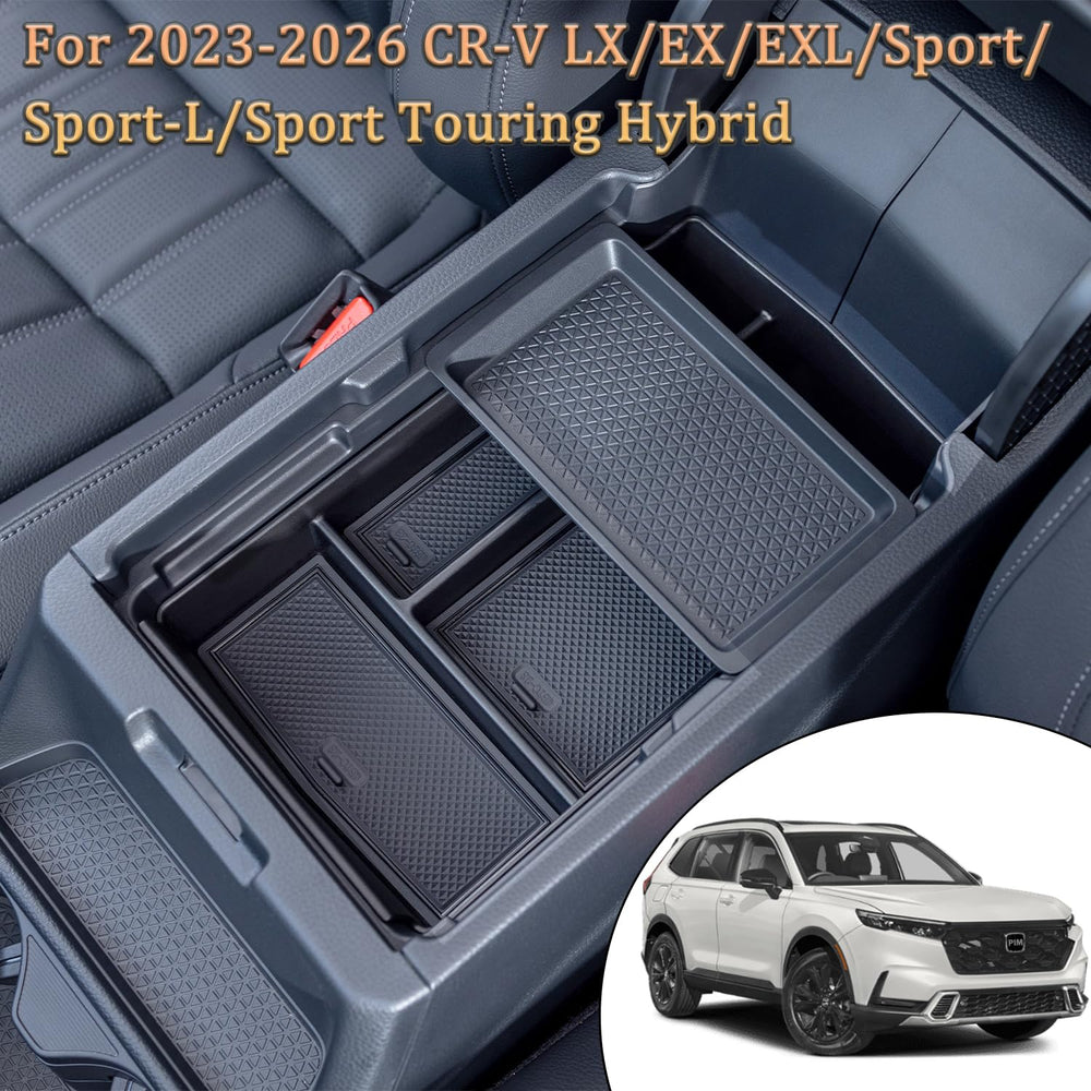 PIMCAR organized interior with accessible compartments in CR-V
