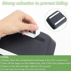 PIMCAR press-to-open action demonstrates easy access to stored essentials.