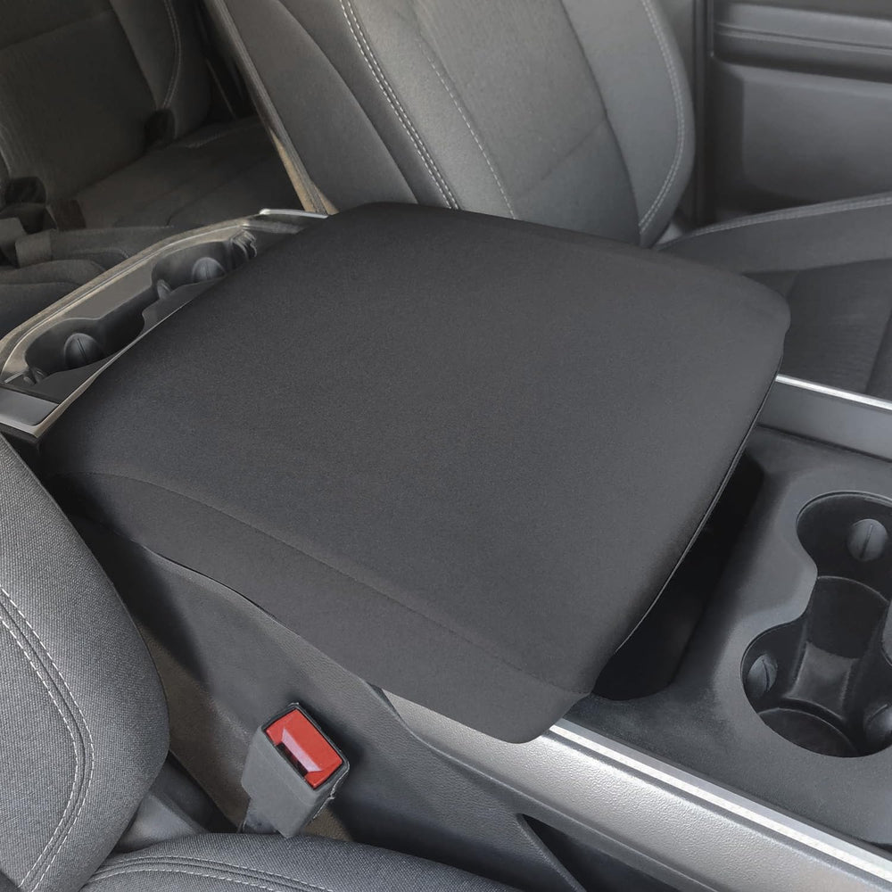 PIMCAR Ram console cover installation for 2019-2026 models protects lid