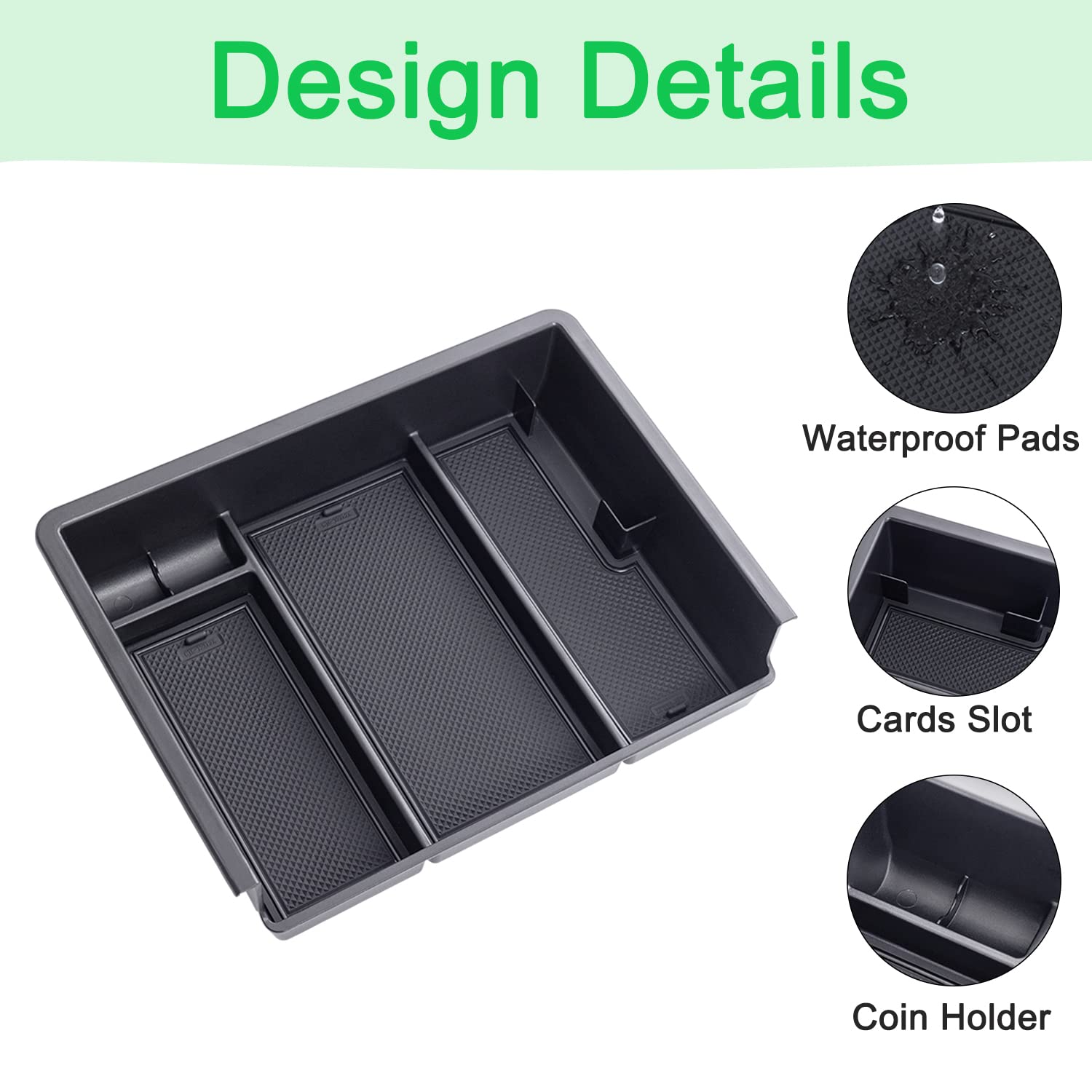 PIMCAR removable tray for quick cleaning and repositioning.