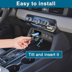 PIMCAR passport drawer fits neatly, turning unused gaps into quick-access storage.