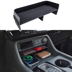 PIMCAR center console organizer tray insert keeps essentials within easy reach.