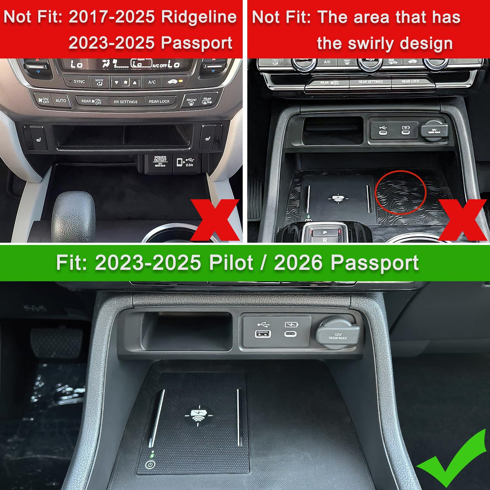 PIMCAR center console organizer two-layer design for organized storage.
