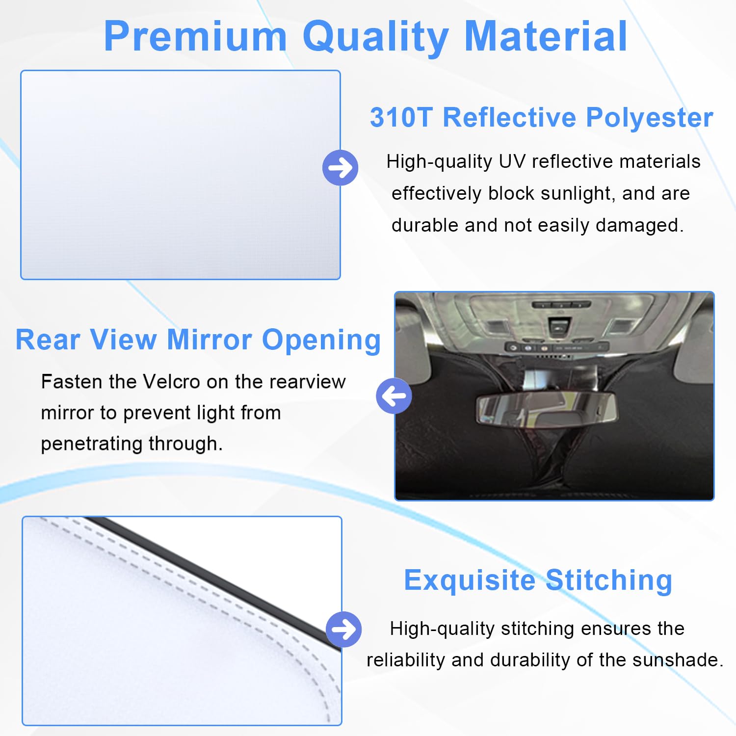 PIMCAR windshield shade demonstrates cabin cooling during hot commutes.
