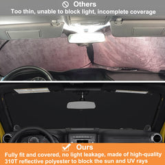 PIMCAR heat-reflection fabric helps keep interior cooler during hot afternoon drives.