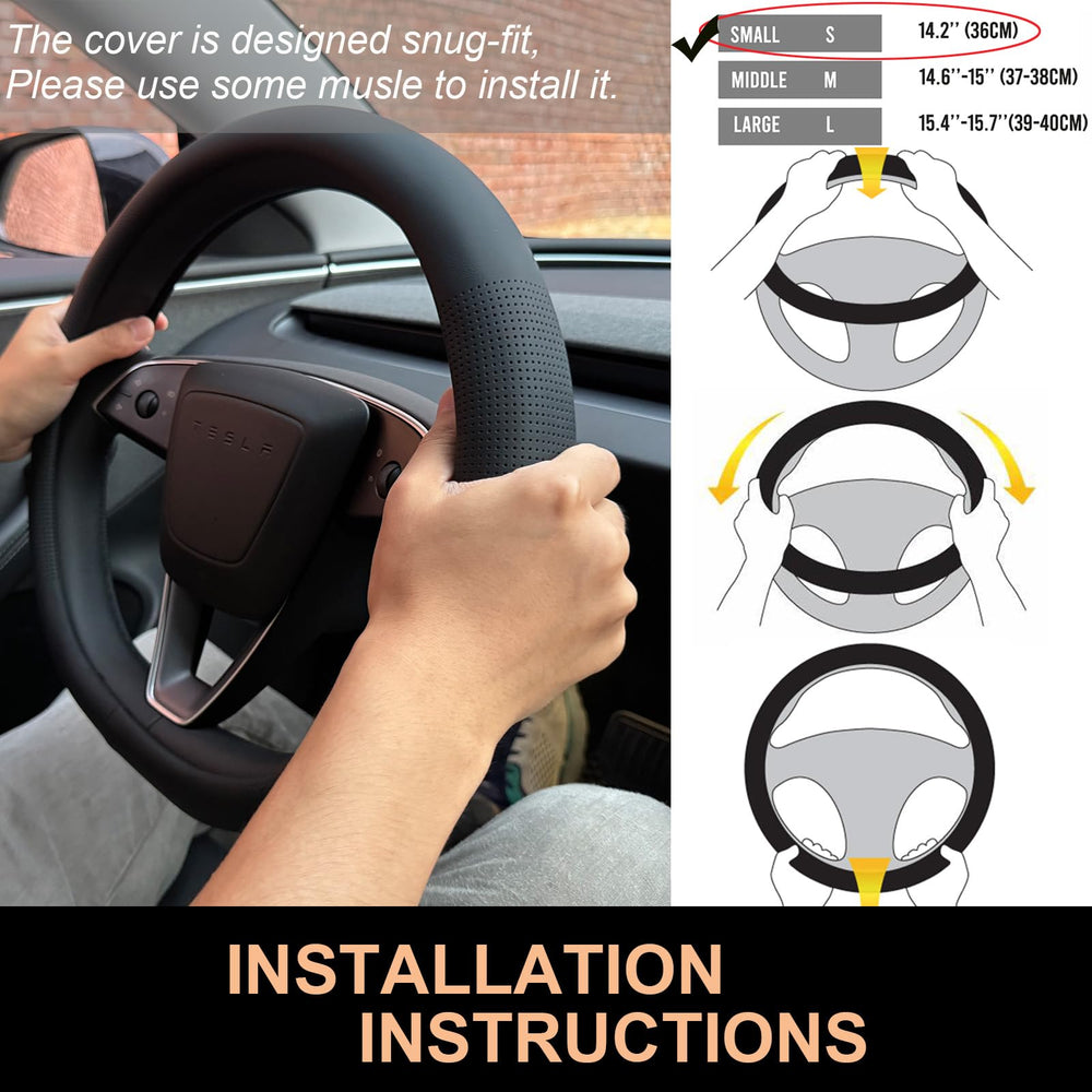 Easy 60-second tool-free installation with secure inner grip.