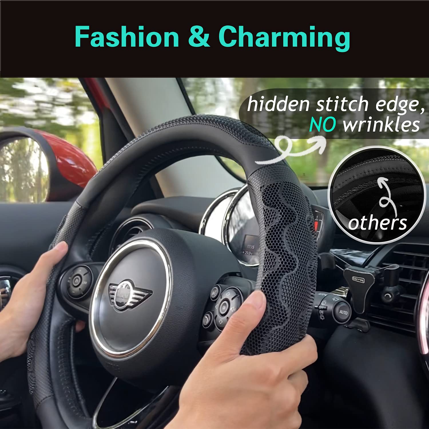 PINCTROT ergonomic grip improves comfort during long drives
