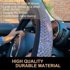 PINCTROT universal 15-inch wheel cover fits most cars.