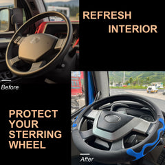 Interior refresh with textured microleather and available color options.