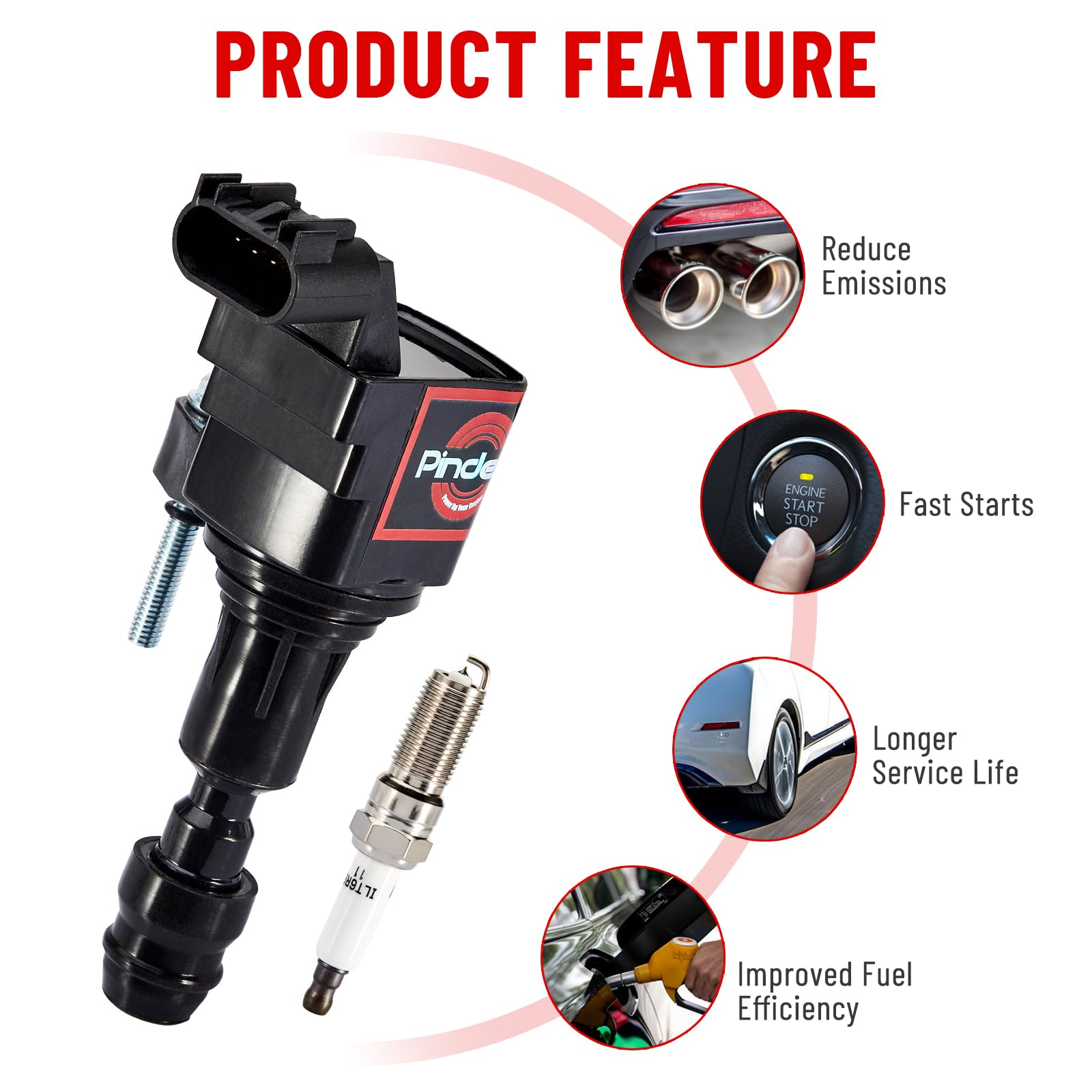 Chevy Equinox installation scene with Pindex ignition parts