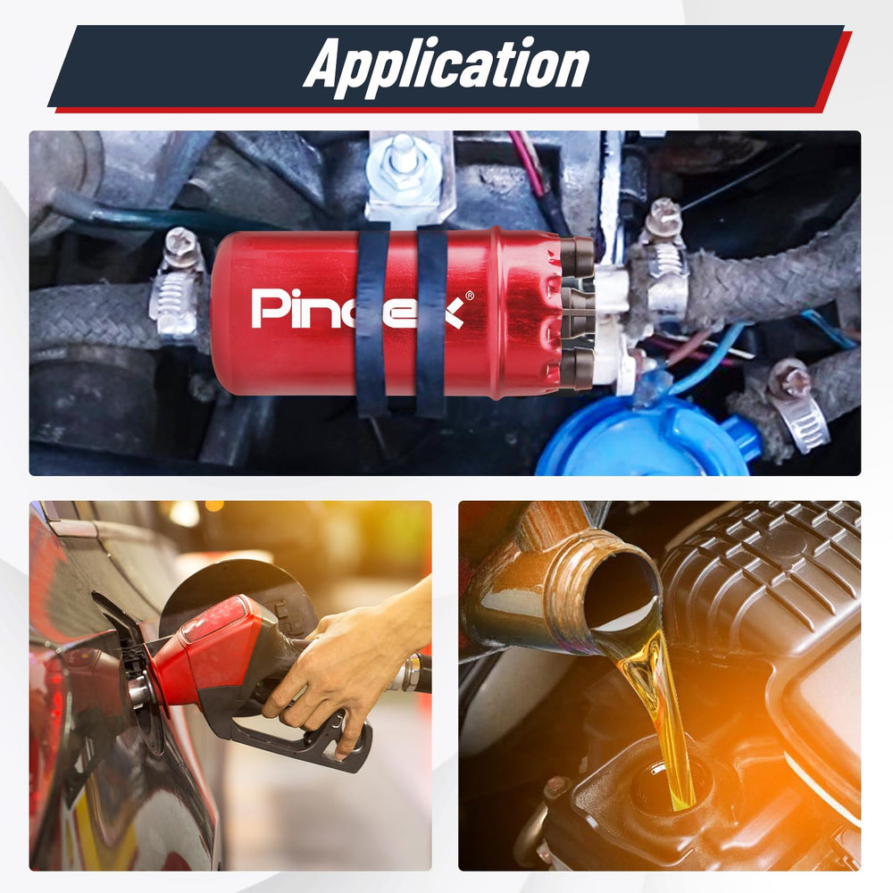 Pindex pump inlet 12mm push-on connection for quick setup