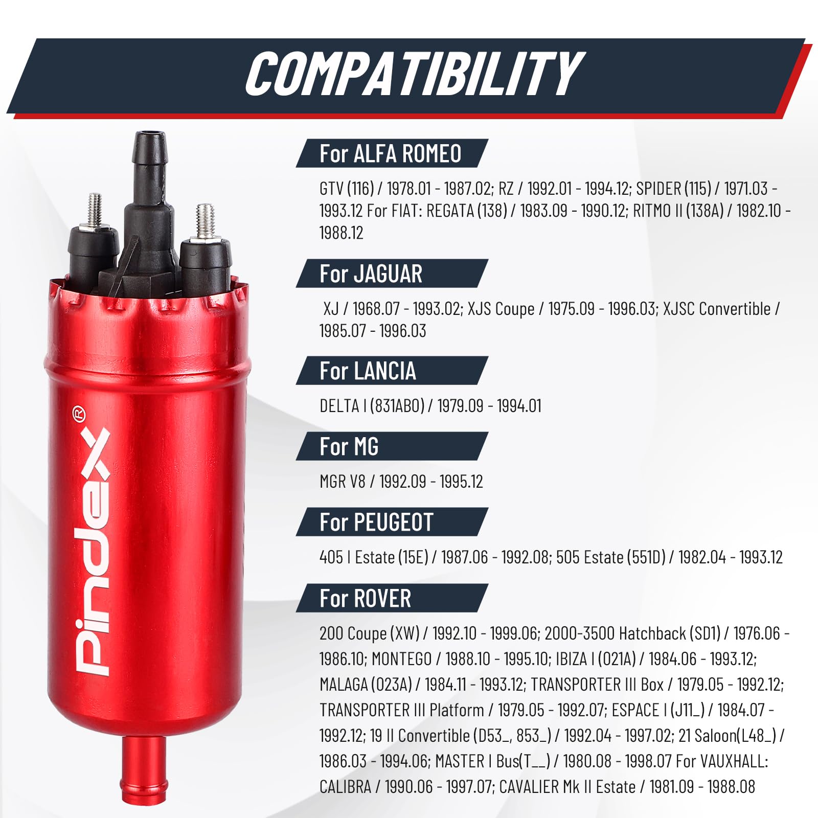 Pindex pump packaging includes hardware for fast installation