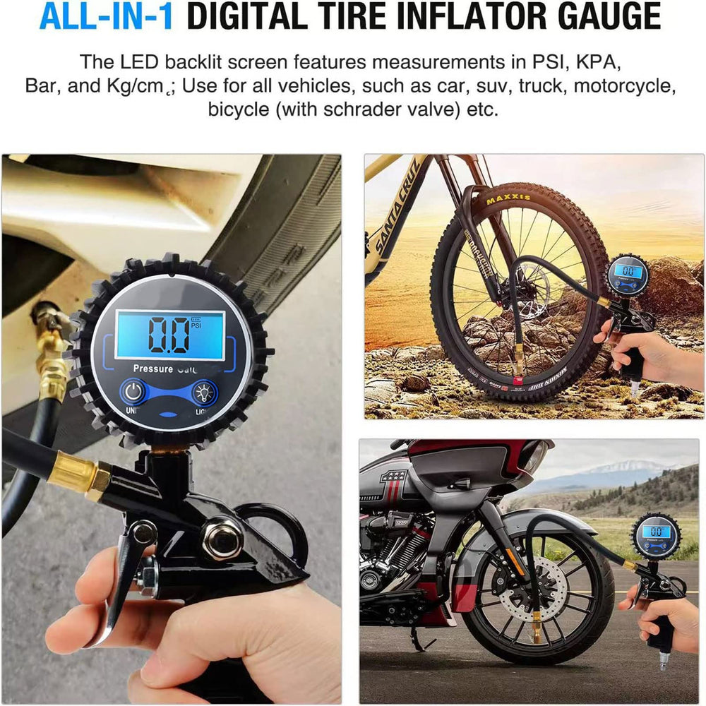 PinkJOY bleed valve gauge helps fine-tune tire pressure with ease.