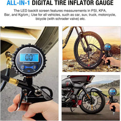 PinkJOY bleed valve gauge helps fine-tune tire pressure with ease.