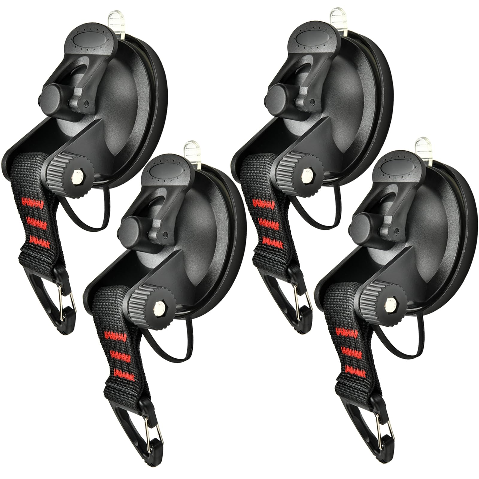 Pioleackflew heavy-duty suction cup assembly for secure mounting on smooth surfaces
