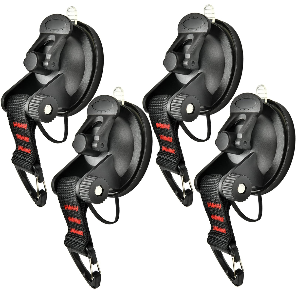 Pioleackflew heavy-duty suction cup assembly for secure mounting on smooth surfaces