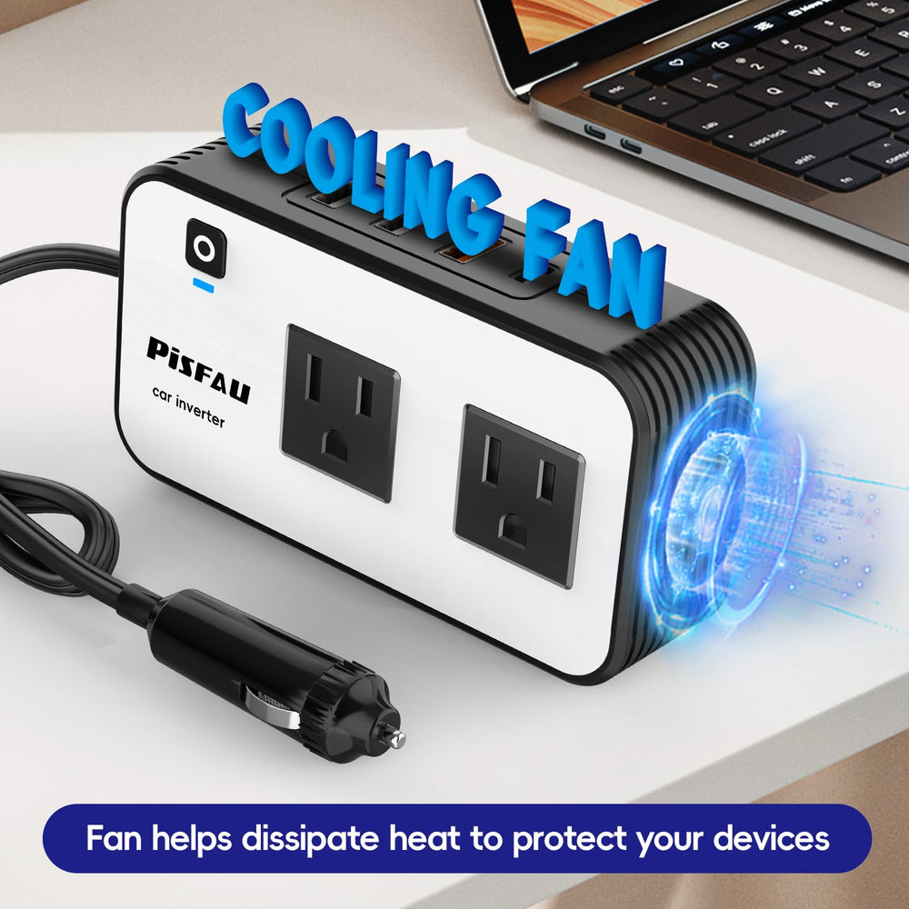 PiSFAU heat dissipation tech keeps the inverter cooler during use.