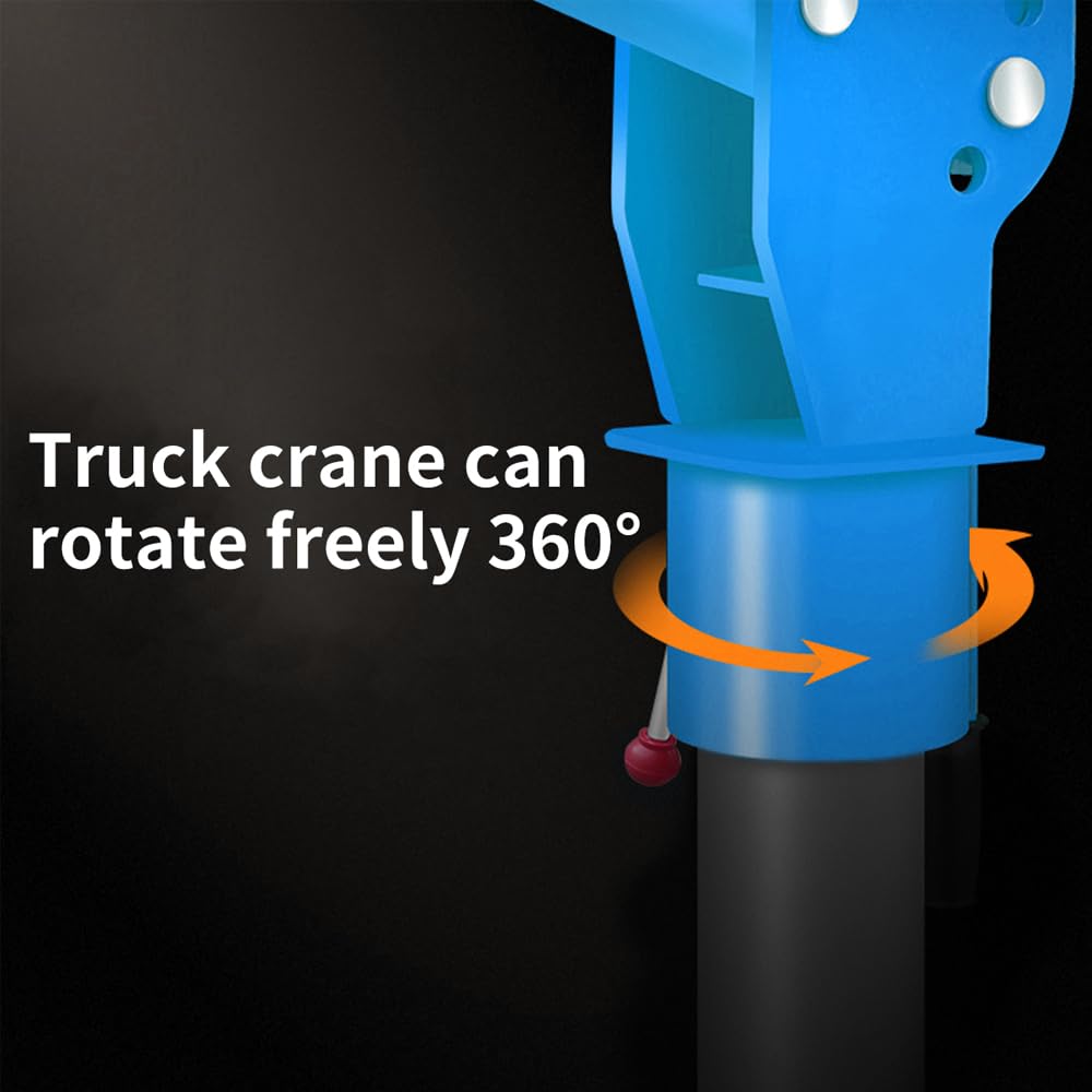 Pismire crane boom extended to 57.09 inches for high reach
