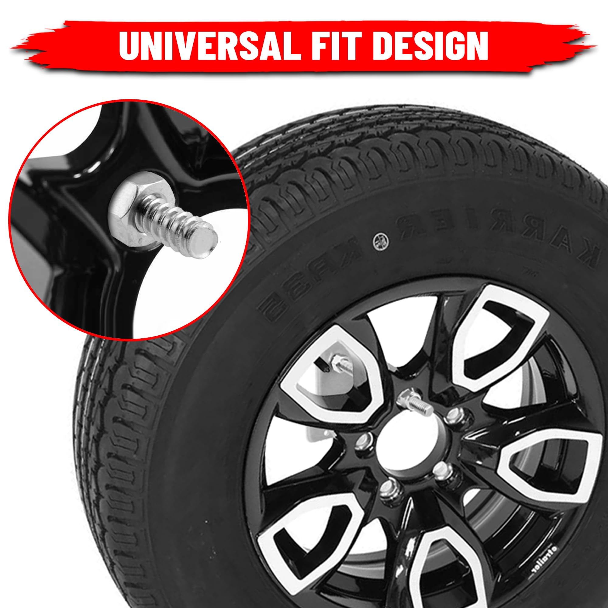 Pit Posse 802 flush mount trailer tire housing keeps tires secure with a sleek profile.