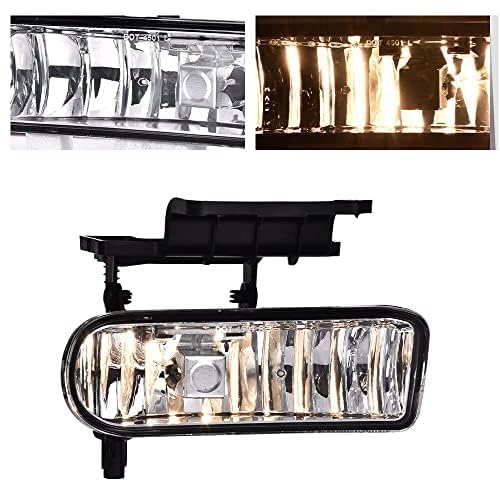 pit66 fog lights passenger side for Chevy Tahoe 2000-2006 improve night visibility.