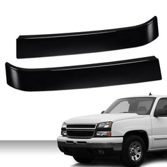 PIT66 OEM-style fit black grille trim for Silverado 2003-2007.