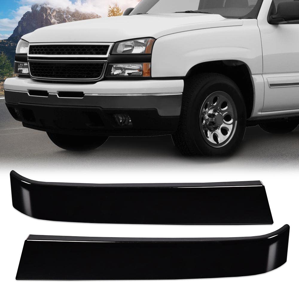 PIT66 two-piece black grille trim kit, easy upgrade.