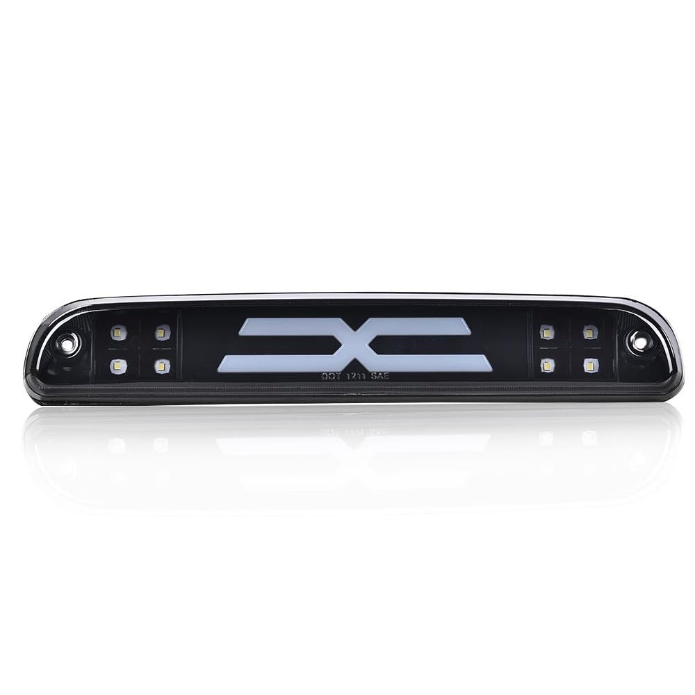 PIT66 LED 3rd brake light with smoky lens enhances rear visibility.