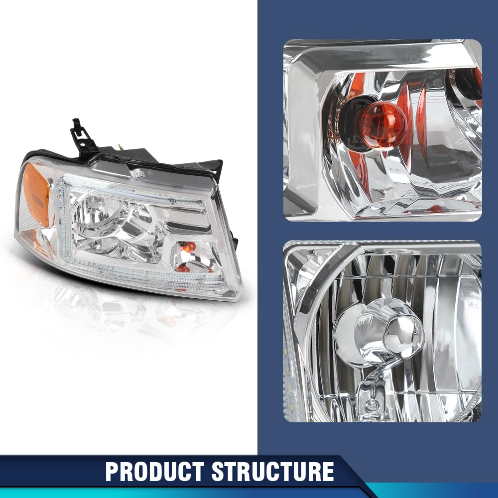 PIT66 LED DRL headlight assembly OE compatibility and original equipment styling