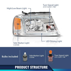 PIT66 LED DRL headlight assembly side profile highlighting sleek housing and OEM-style mounting