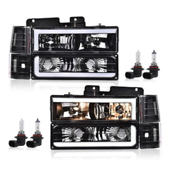 PIT66 LED Headlight Assembly with clear lens and black housing improves nighttime visibility.