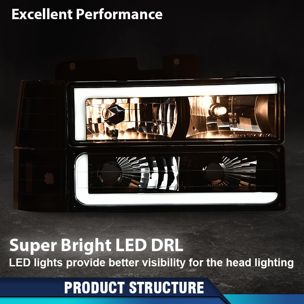 PIT66 LED Headlight Assembly OE/interchange numbers support GM compatibility.