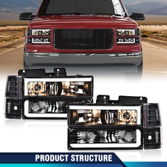 PIT66 LED Headlight Assembly sealed housing provides superior weather resistance.