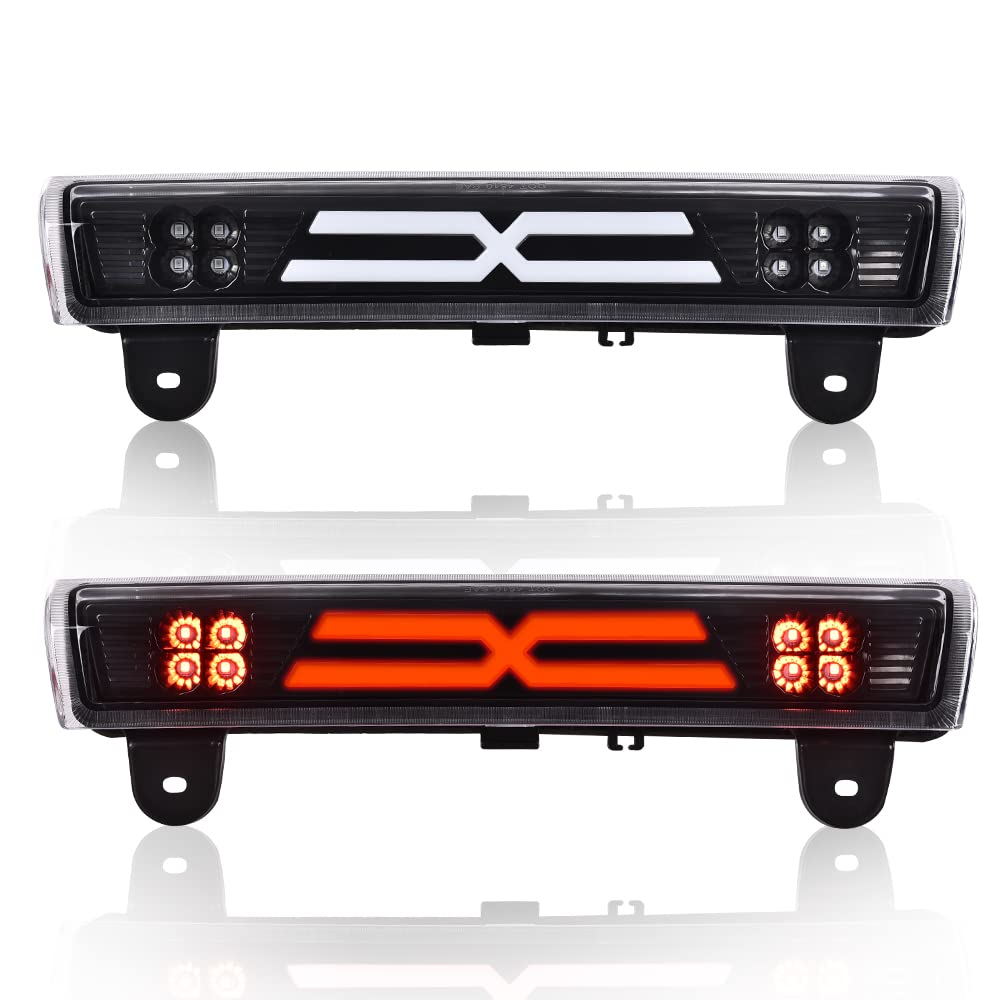 PIT66 LED third brake light close-up showing crisp visibility for safer signaling