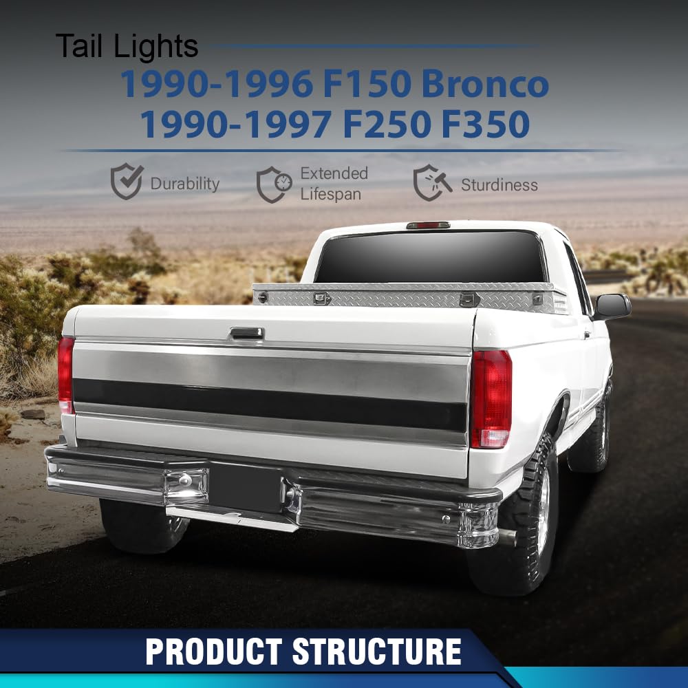 PIT66 tail lights with transparent lenses for brighter nighttime illumination.