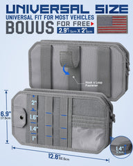 Pitozer zipper storage pouch keeps small items secure during commutes.