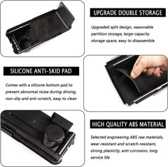 PIUGILH CR-V cup holder tray prevents coin clutter.