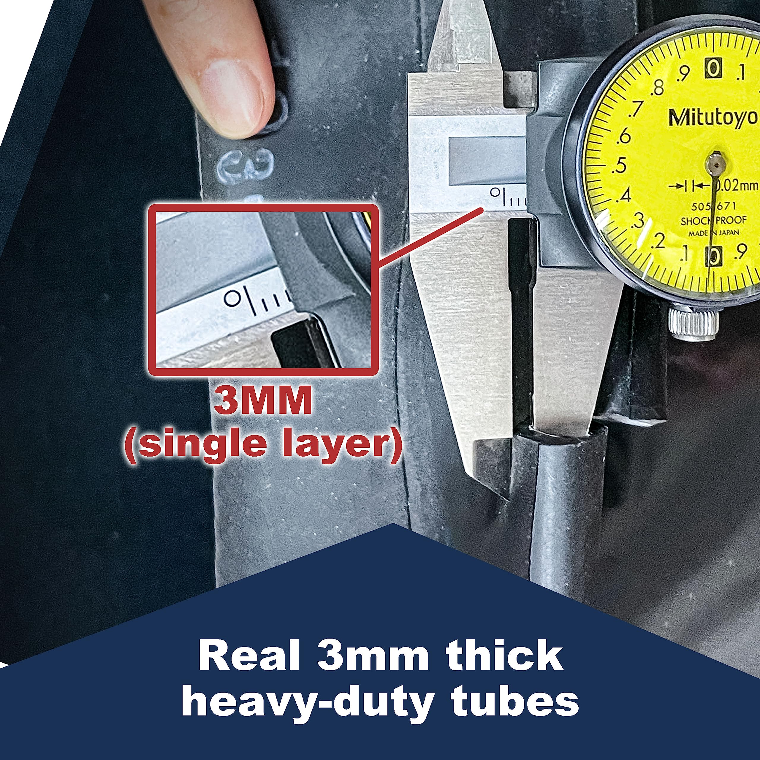 TR4 valve on Pivotrax inner tube enables stable inflation on tracks