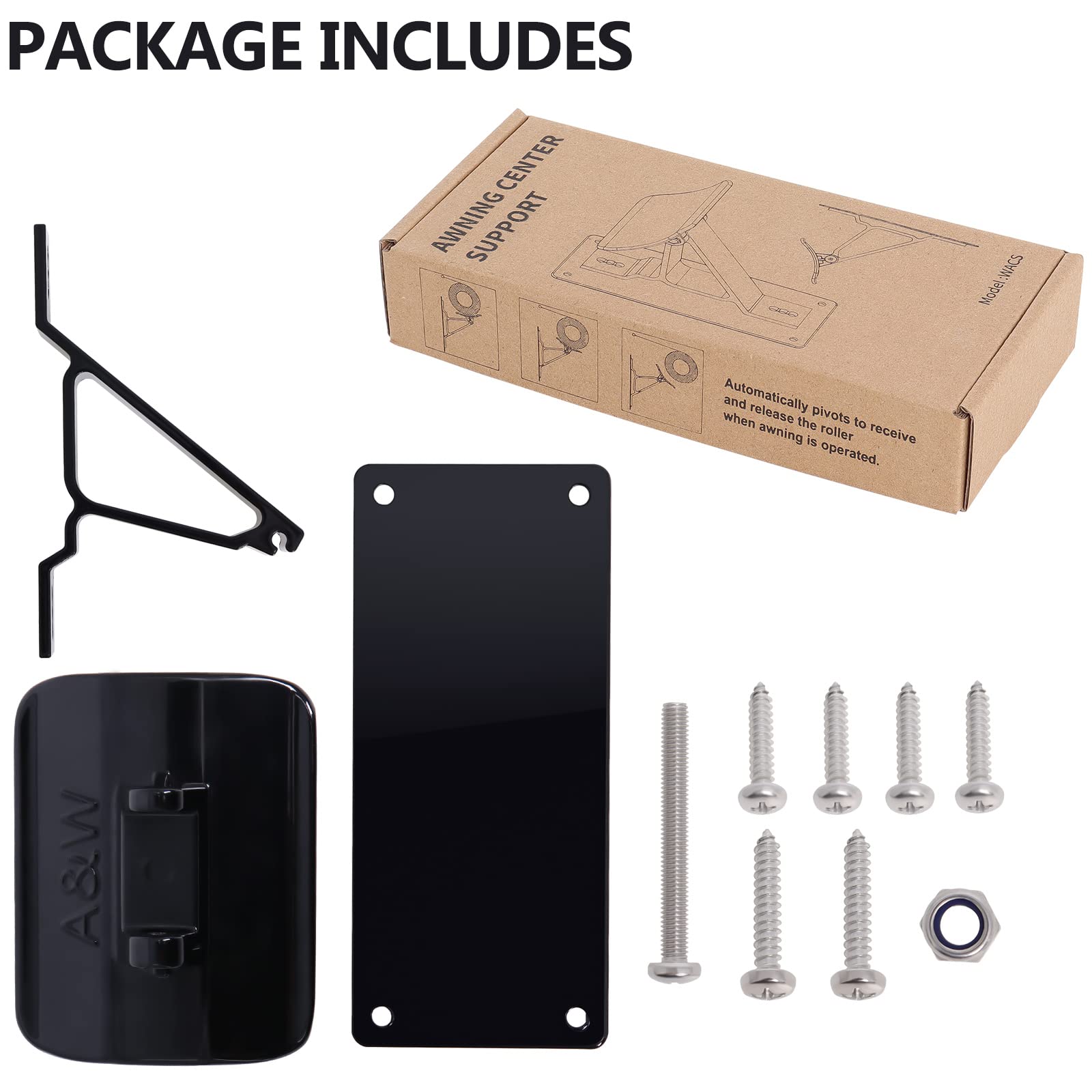 Piwerod size guide for awning brackets helps pick the right count.