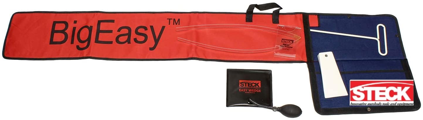Pizety Big Easy Non-Marring Wedge protects delicate surfaces.